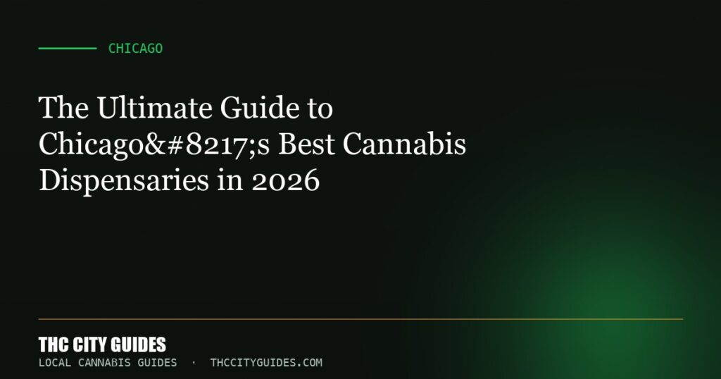 The Ultimate Guide to Chicago’s Best Cannabis Dispensaries in 2026