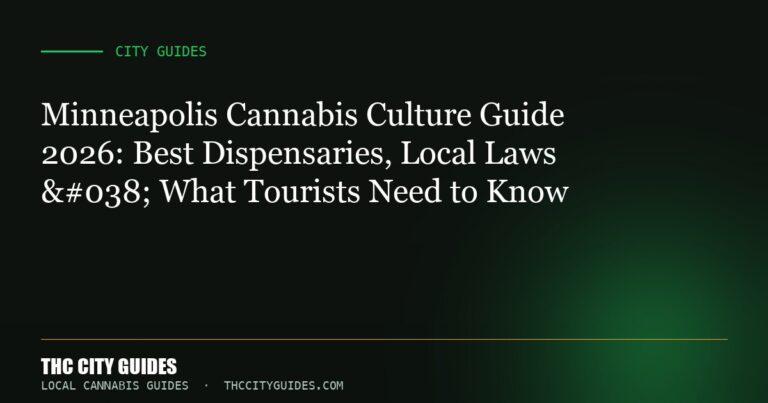 Minneapolis Cannabis Culture Guide 2026: Best Dispensaries, Local Laws & What Tourists Need to Know