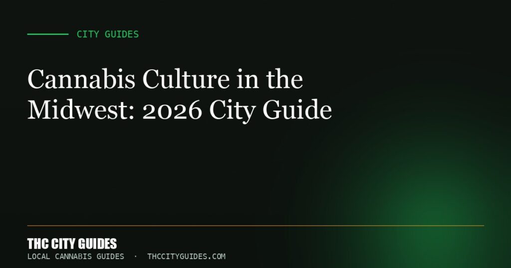 Cannabis Culture in the Midwest: 2026 City Guide