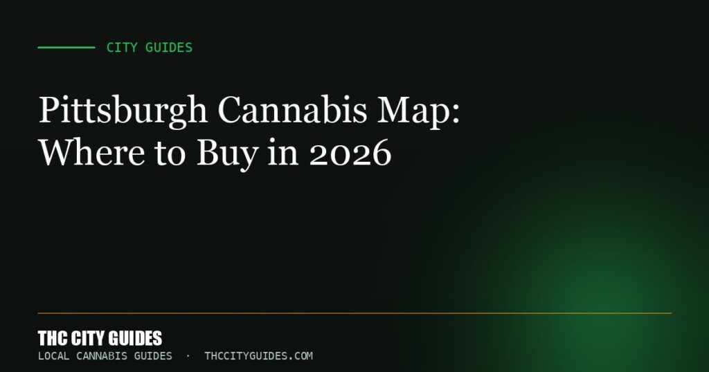 Pittsburgh Cannabis Map: Where to Buy in 2026